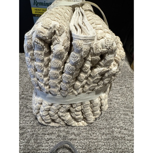 Threshold Performance Plus Textured Dot Bath Towel Set Khaki 6pc BRAND NEW W TAG - Picture 7 of 8